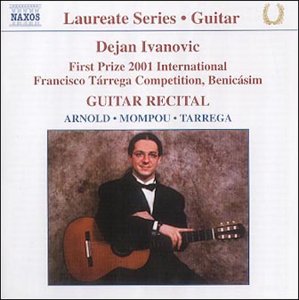 CD cover featuring guitarist Dejan Ivanovic with his classical guitar.