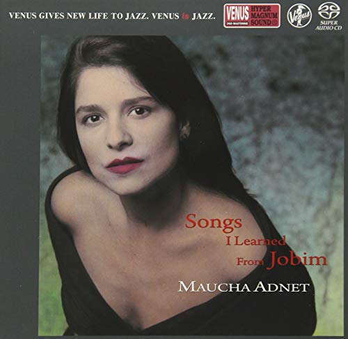 CD cover featuring Maucha Adnet, with album title "Songs I Learned From Jobim.