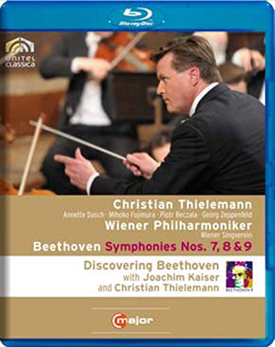 Blu-ray cover featuring conductor Christian Thielemann with orchestra, Beethoven symphonies.