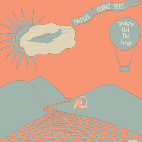 Album cover: illustrated sun, clouds, mountains, and a winding road.