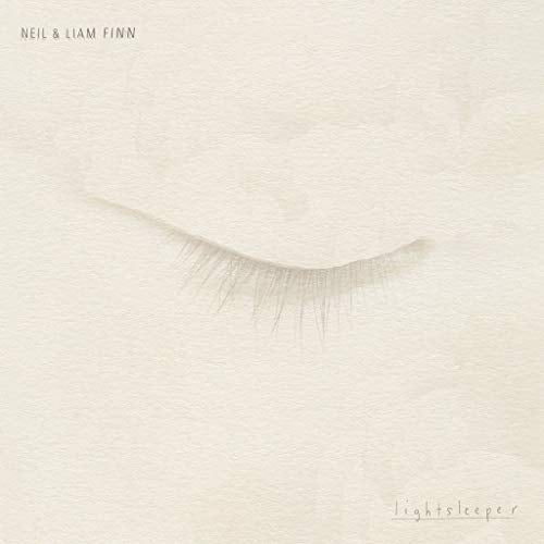 Close-up of a closed eye with lashes, album cover for Lightsleeper.