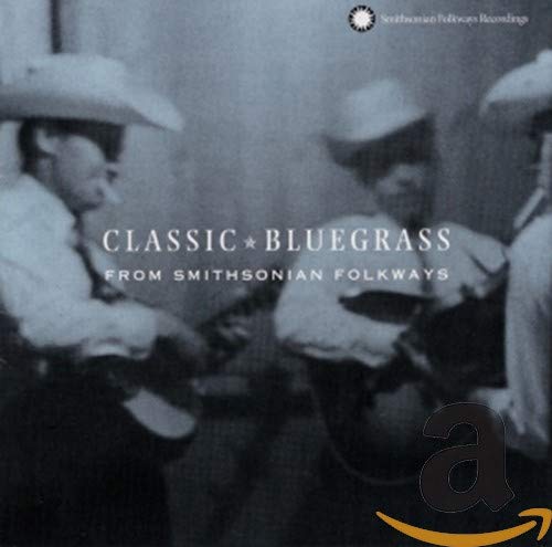 CD cover: "Classic Bluegrass" with a black and white photo of musicians.