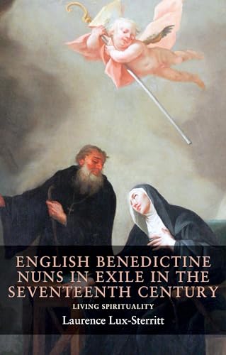 Book cover depicting a nun, a man, and an angel with a staff.