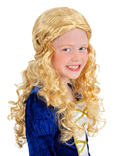 Smiffys 53134, Blonde Medieval Princess Wig, One Size