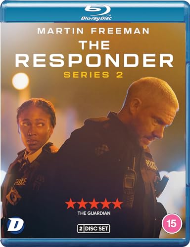 Blu-ray cover for "The Responder: Series 2" featuring Martin Freeman and Adelayo Adedayo.