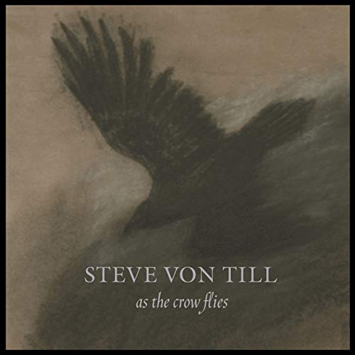CD cover: a dark, textured image of a crow in flight.
