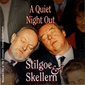 CD cover: Stilgoe & Skellern, two men with eyes closed, smiling.