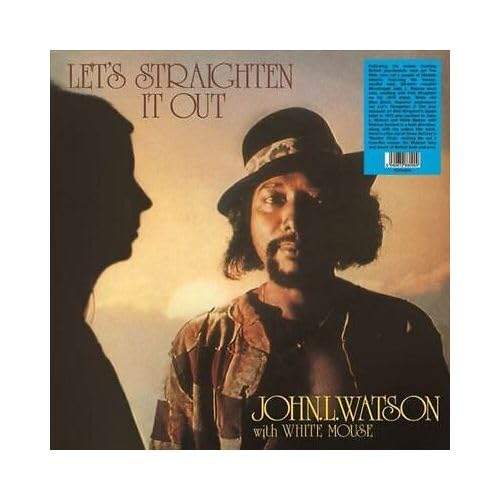 Album cover for John L. Watson’s “Let’s Straighten It Out” featuring a portrait.