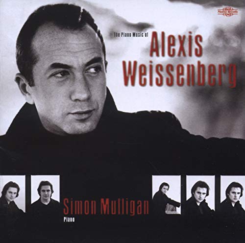 CD cover featuring pianist Alexis Weissenberg’s black and white portrait.