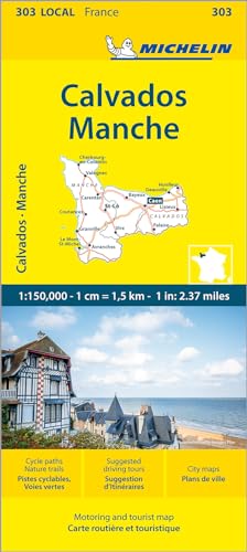 Calvados Manche - Michelin Local Map 303 : Map