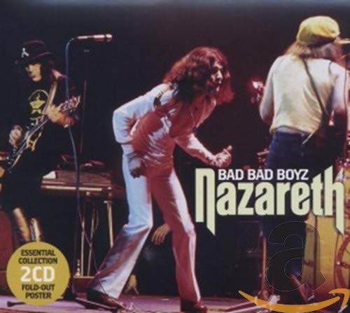 Nazareth "Bad Bad Boyz" CD cover featuring a live band performance.