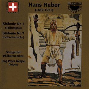 CD cover for Hans Huber symphonies featuring a painting of William Tell.