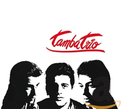 CD cover with red text "TambaTrio" and silhouettes of three men.