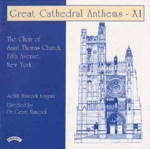 CD cover for “Great Cathedral Anthems Vol. 11” featuring a cathedral illustration.