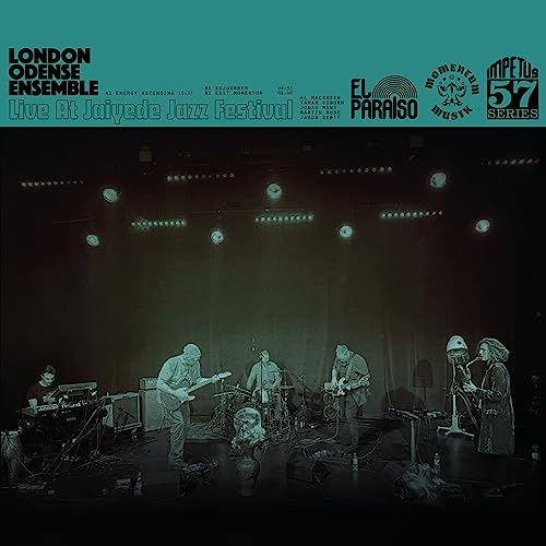 Vinyl record cover: London Odense Ensemble performing live on stage.