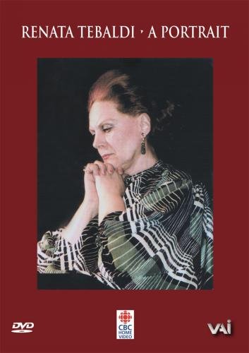 DVD cover featuring Renata Tebaldi, a portrait of the opera singer.