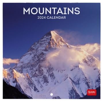 Legami - Wall Calendar 2024, 12 Months and Annual Planner, Space for Notes and Notes, Number of the Week, Zodiac Signs and International Holidays, Single Cellophanation, 18x18cm