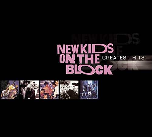 New Kids on the Block “Greatest Hits” CD cover with band photos.