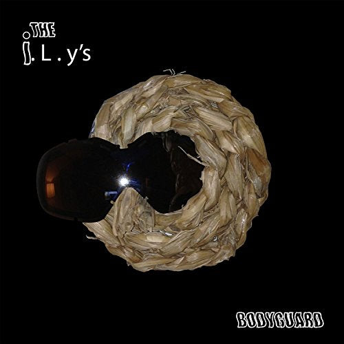 Album cover for I.l.y.'s "Bodyguard" featuring a woven mask on black.