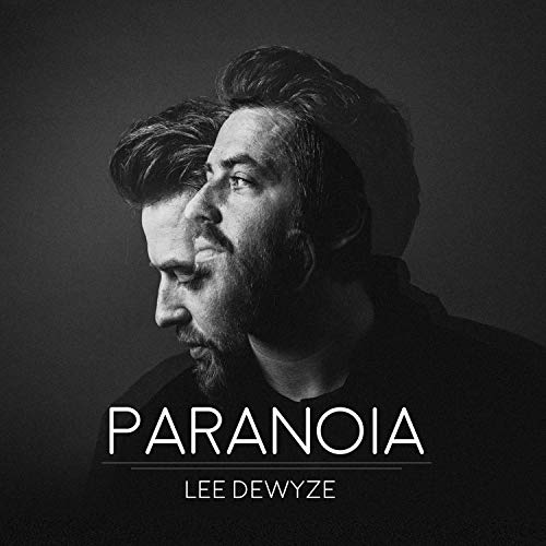 Black and white album cover featuring Lee DeWyze with doubled portrait and text.