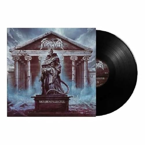 Sarcasm āMourninghoulā vinyl record with gothic statue album art.