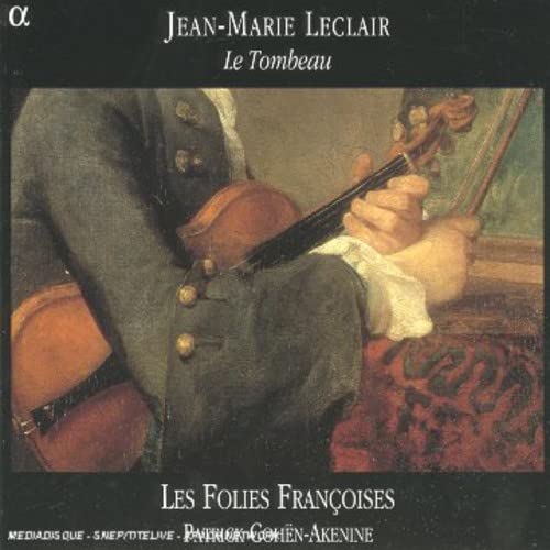 CD cover featuring a cropped 18th-century portrait of a violinist.