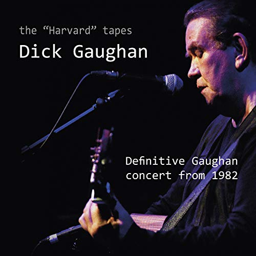 CD cover: Dick Gaughan performing with a guitar and microphone.