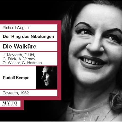 CD cover for Wagner's *Das Rheingold* featuring a smiling woman's portrait.