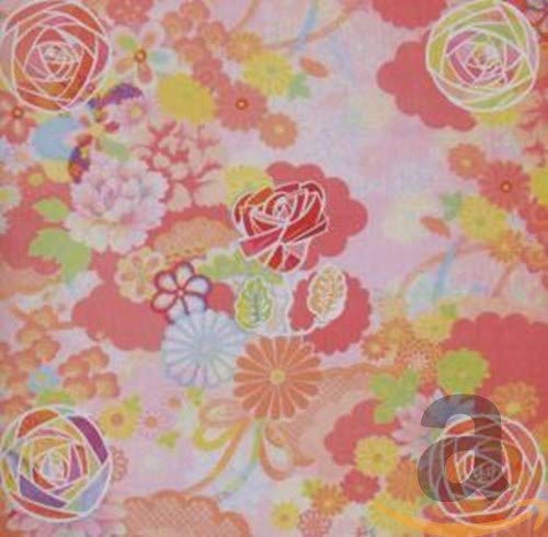 CD cover with a colorful, repeating floral pattern of roses.