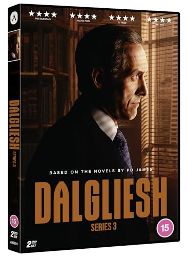 DVD cover for "Dalgliesh: Series 3" featuring Roy Marsden in profile.