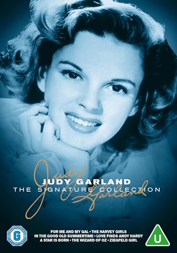 DVD cover featuring Judy Garland’s portrait and “Signature Collection” title.