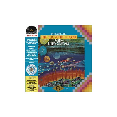 Record album cover for Coryell Larry & The Eleventh H, colorful abstract art.