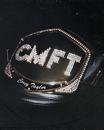 CD cover for Corey Taylor’s “CMFT” with a jeweled, black shield design.