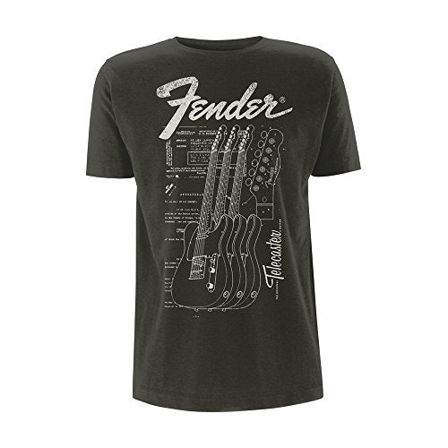 Fender Men's Telecaster T-Shirt Green