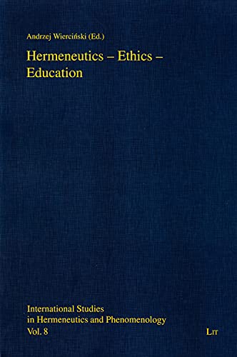 Hermeneutics - Ethics - Education : Volume 8 : 8
