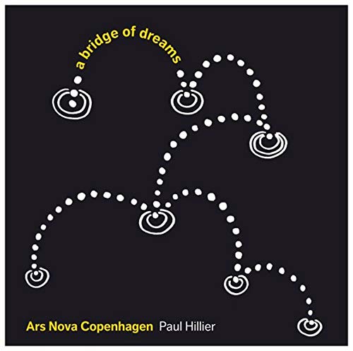 CD cover: white abstract lines and dots on a black background.