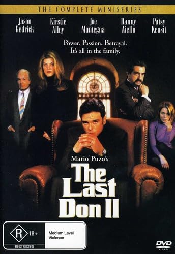 DVD cover for "The Last Don II" featuring a cast of characters.