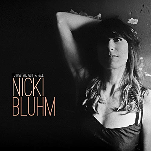 Black and white album cover featuring singer Nicki Bluhm in portrait.