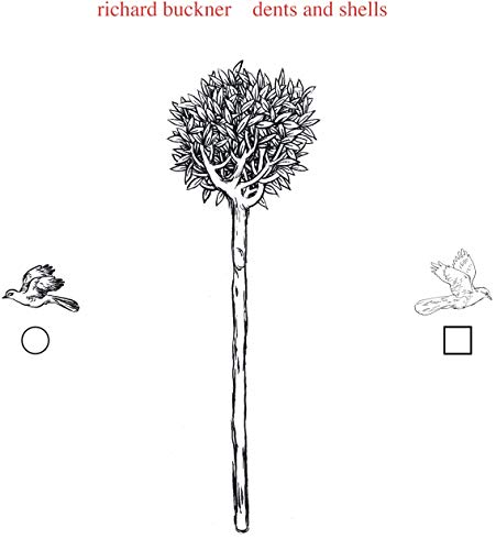 Album cover for Richard Buckner’s “Dents and Shells” featuring a tree and birds.