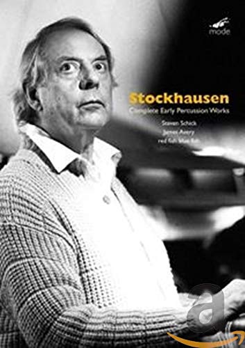 DVD cover featuring composer Karlheinz Stockhausen in a black and white portrait.