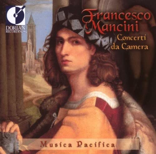 CD cover featuring a Renaissance-era portrait and the text "Francesco Mancini.
