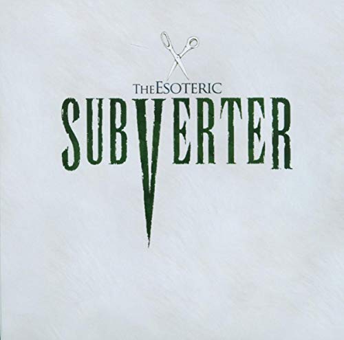CD cover for "Subverter" by The Esoteric, with scissors graphic.
