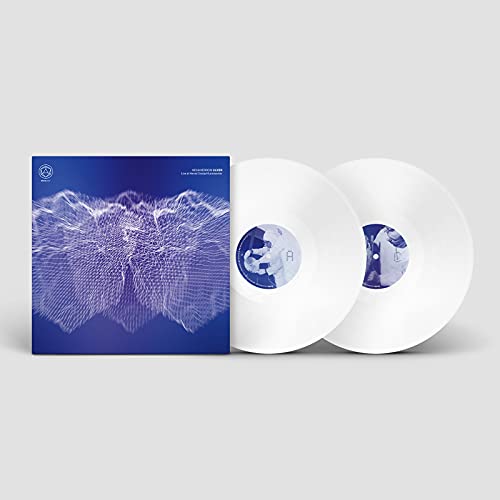 Ulver's "Hexahedron" double white vinyl record with blue abstract cover art.