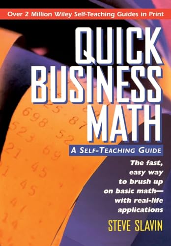 Quick Business Math: A Self-teaching Guide
