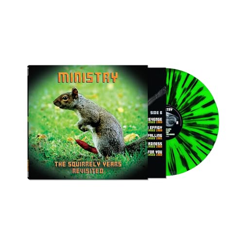 Ministry album "The Squirrely Years Revisited" vinyl record with squirrel cover.