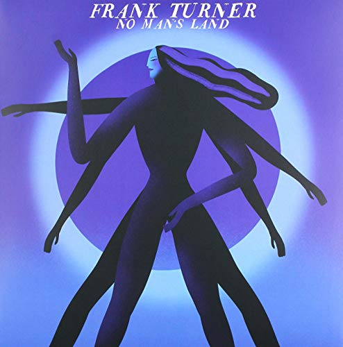 Album cover for Frank Turner’s “No Man’s Land” featuring abstract purple figure.