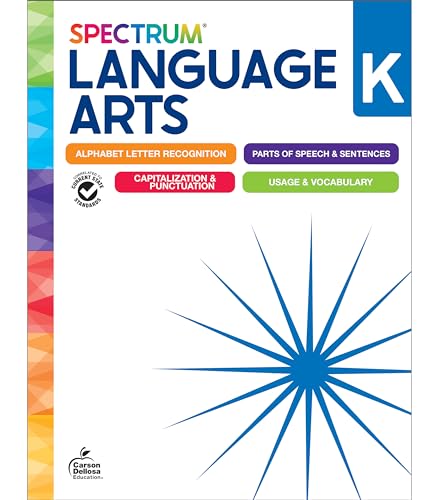 Spectrum Language Arts Workbook Grade K