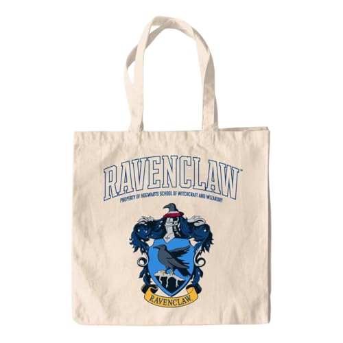 HARRY POTTER - RAVENCLAW (UNISEX NATURAL TOTE BAG) ONE SIZE