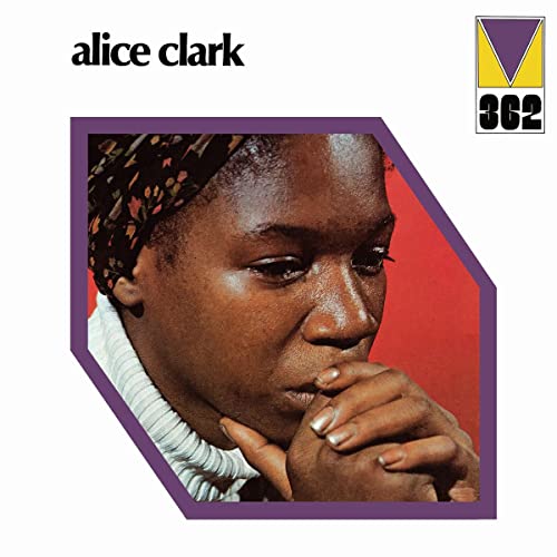Album cover for Alice Clark featuring a portrait of a Black woman.