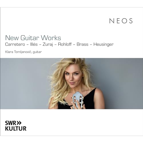 CD cover featuring guitarist Klara Tomljanovic with blonde hair.
